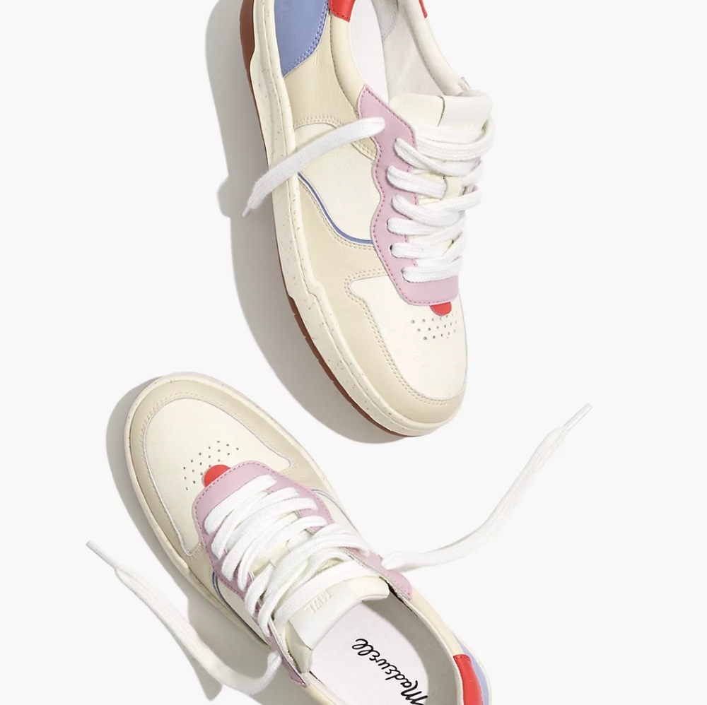 Madewell Court Sneakers in Nubuck and Leather